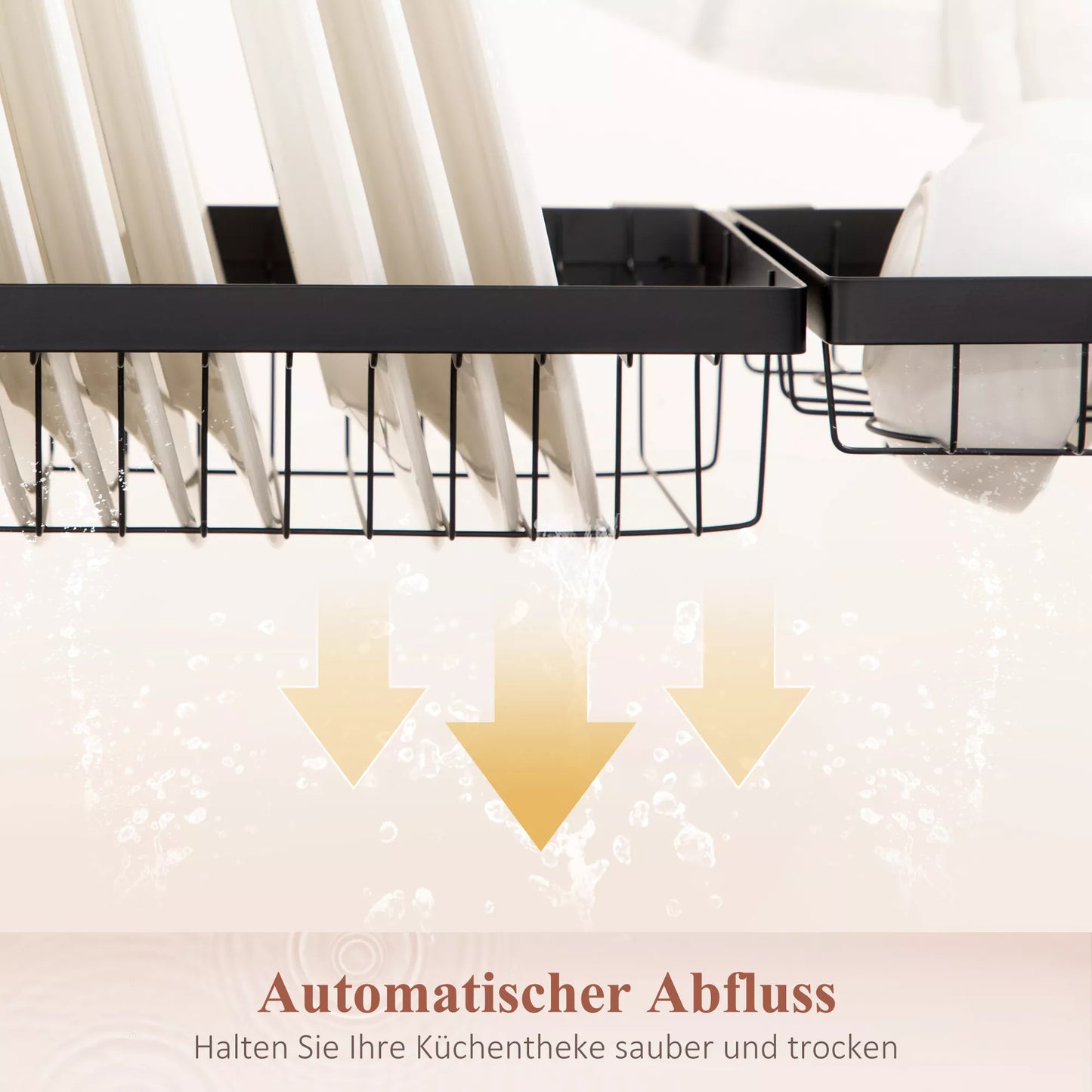 Indų krepšelis, modulinis metalinis indų laikiklis, atlaiko iki 26 kg svorį, juodos spalvos