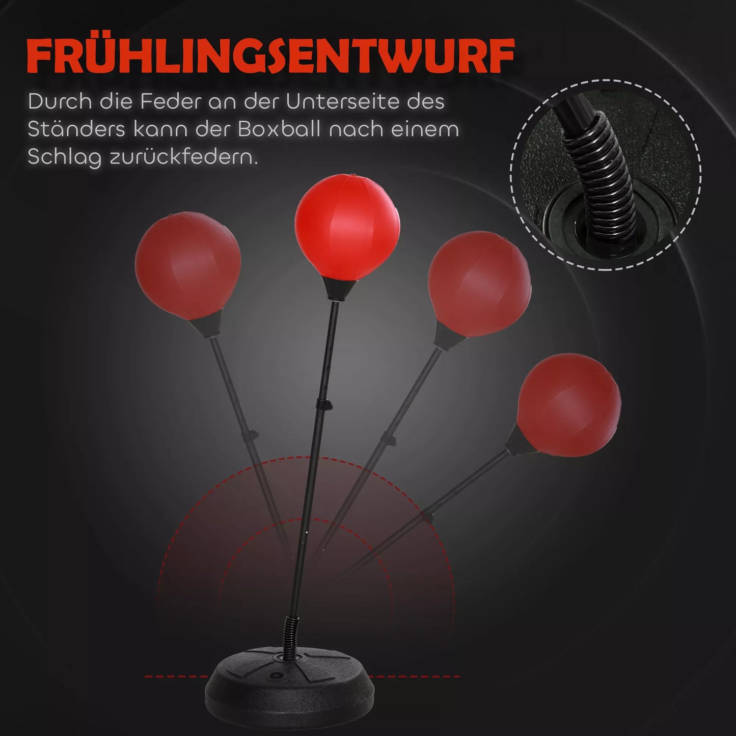 Bokso maišas vaikams 5-10 metų, su bokso pirštinėmis, reguliuojamo aukščio