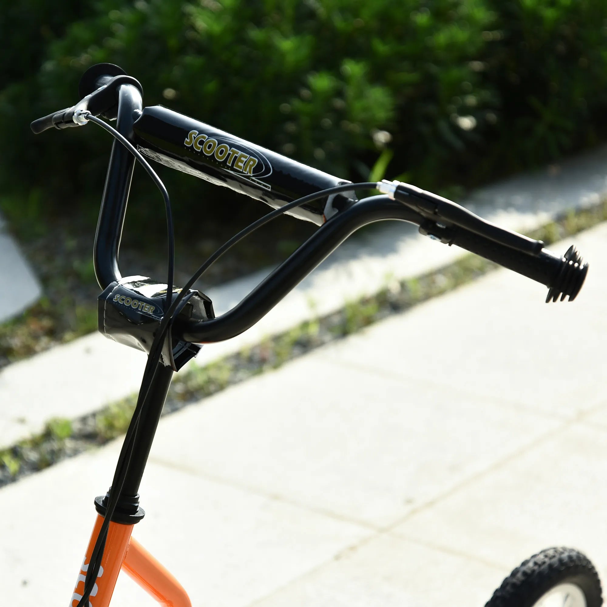 Vaikų paspirtukai nuo 5 metų Scooter Tretroller Cityroller Vaikų paspirtukai Kickboard su pneumatinėmis padangomis 16/12 colių Oranžiniai 135 x 58 x 88-94 cm