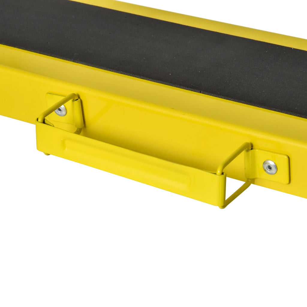 Ožys pjaustymui sulankstomas, reguliuojamas 100 x 49 x 62-90 cm, 2 vnt., geltonas