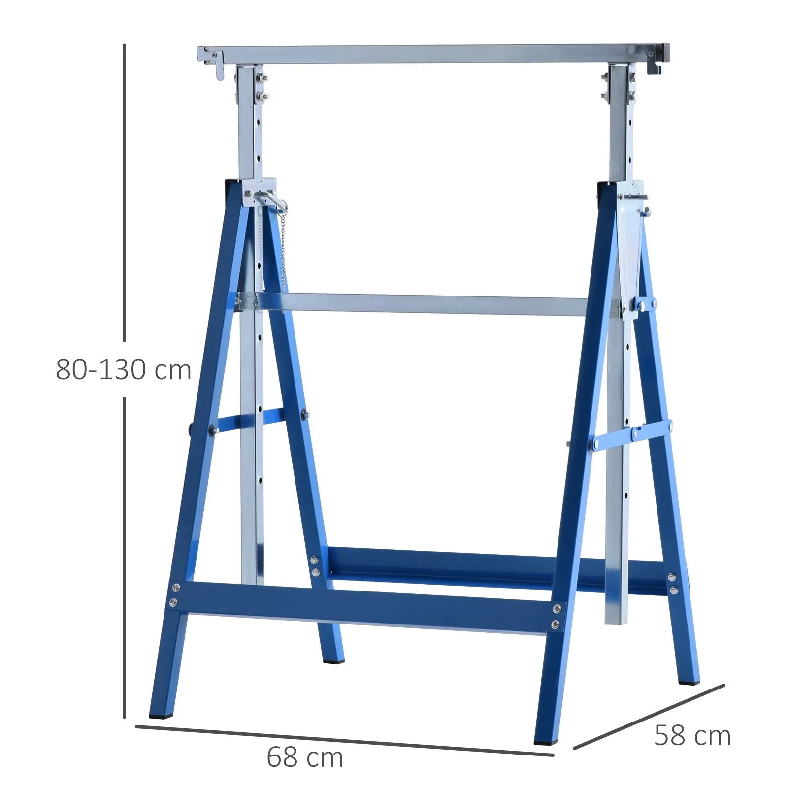 Ožys statybinis reguliuojamas, 2 vnt., iki 200 kg, mėlynas
