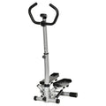 Stepper treniruoklis namams su LCD ekranu, reguliuojamu greičiu, metalo ABS 55 x 53 x 118-128 cm