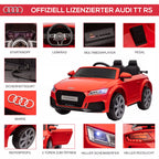 Schema su licencijuoto Audi TT RS detalėmis
