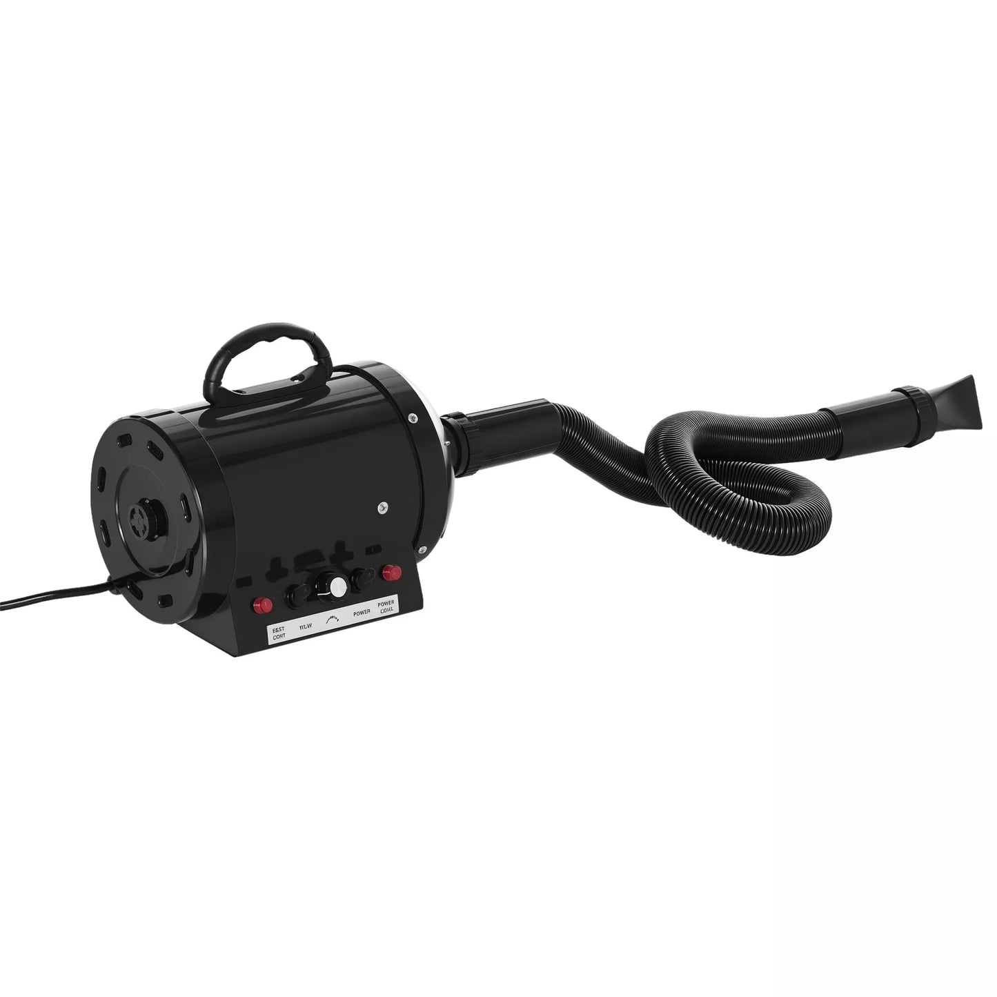 Šunų džiovintuvas Blower 2800W Šunų džiovintuvas su reguliuojamu greičiu, temperatūros lygiais, 3 antgaliais, šildymu, gyvūnų plaukų džiovintuvas Pet Dryer šunims, katėms ir kitiems naminiams gyvūnams