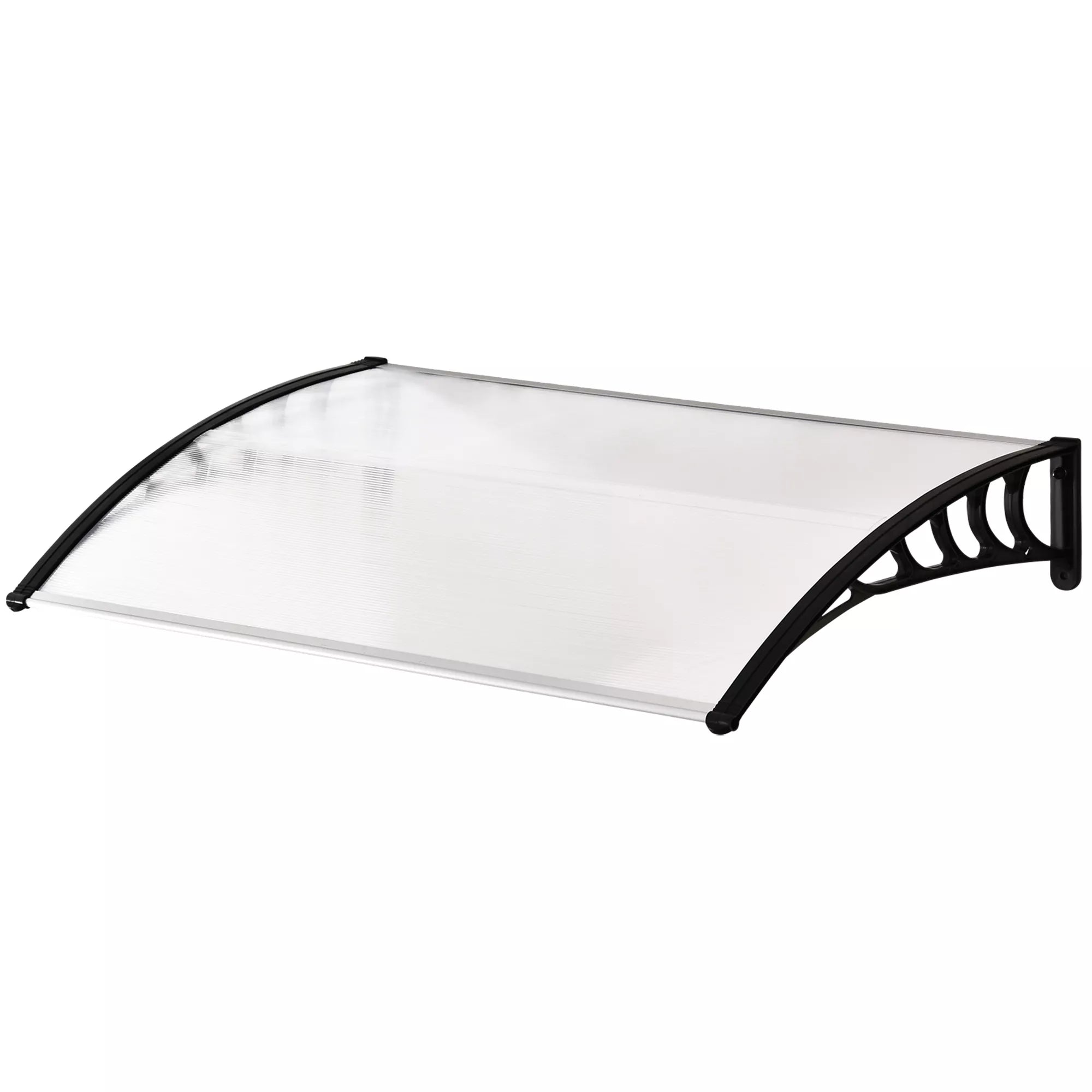 Durų stogelis su UV apsauga, 150 x 90 cm, baltas