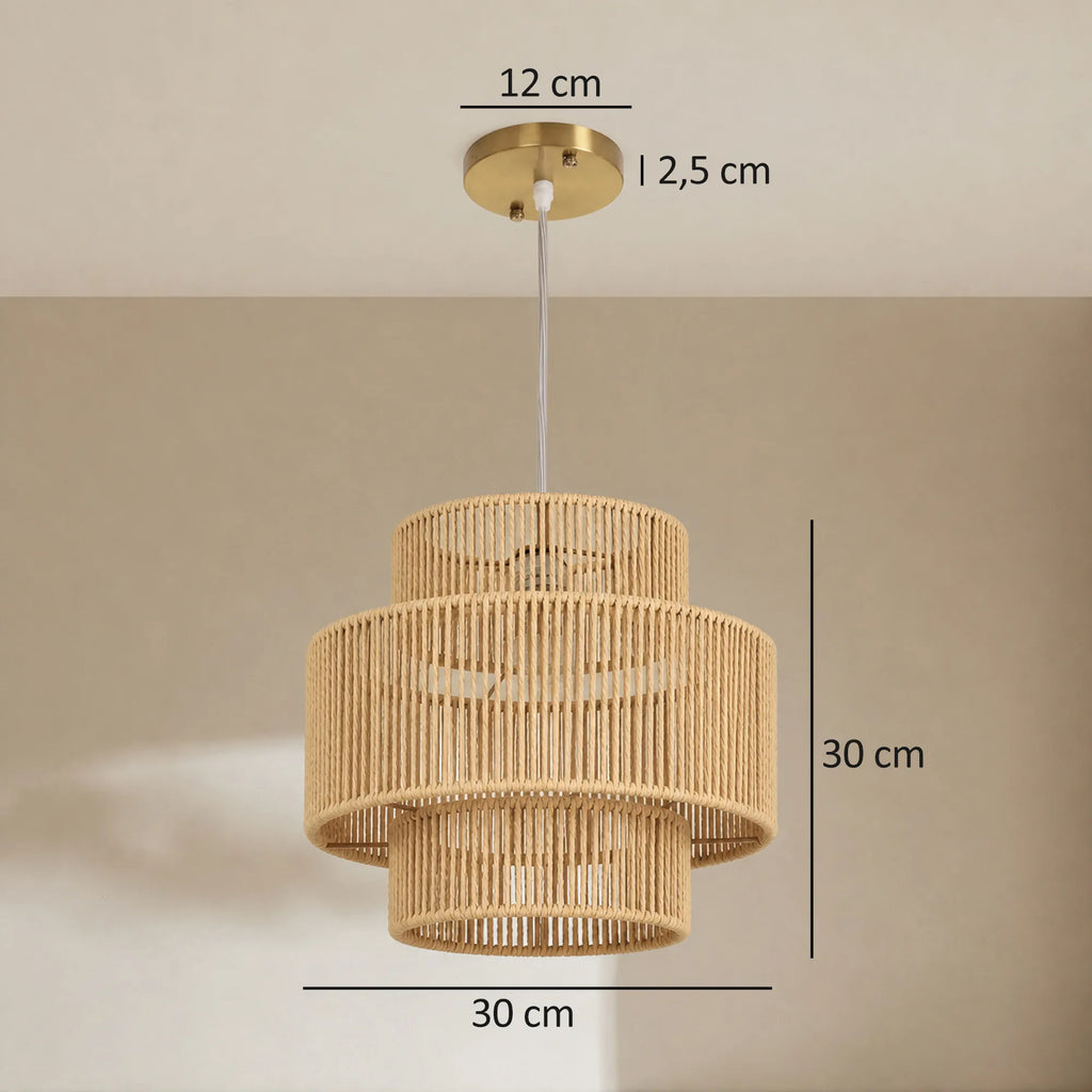 Šviestuvo matmenų schema centimetrais