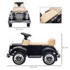 Paspiriamas automobilis Mercedes-Benz 300S vaikams nuo 18 mėn., juodas