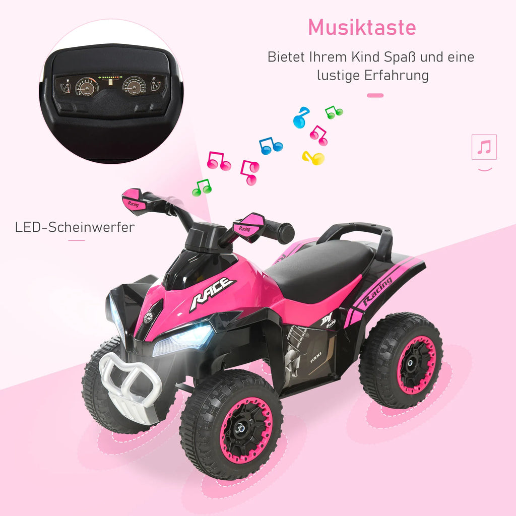 Paspiriamas automobilis vaikams nuo 18 mėn., rožinis