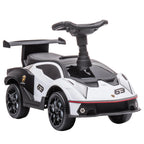 Paspiriamasis automobilis Lamborghini 1–3 metų vaikams, baltas