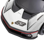 Paspiriamasis automobilis Lamborghini 1–3 metų vaikams, baltas