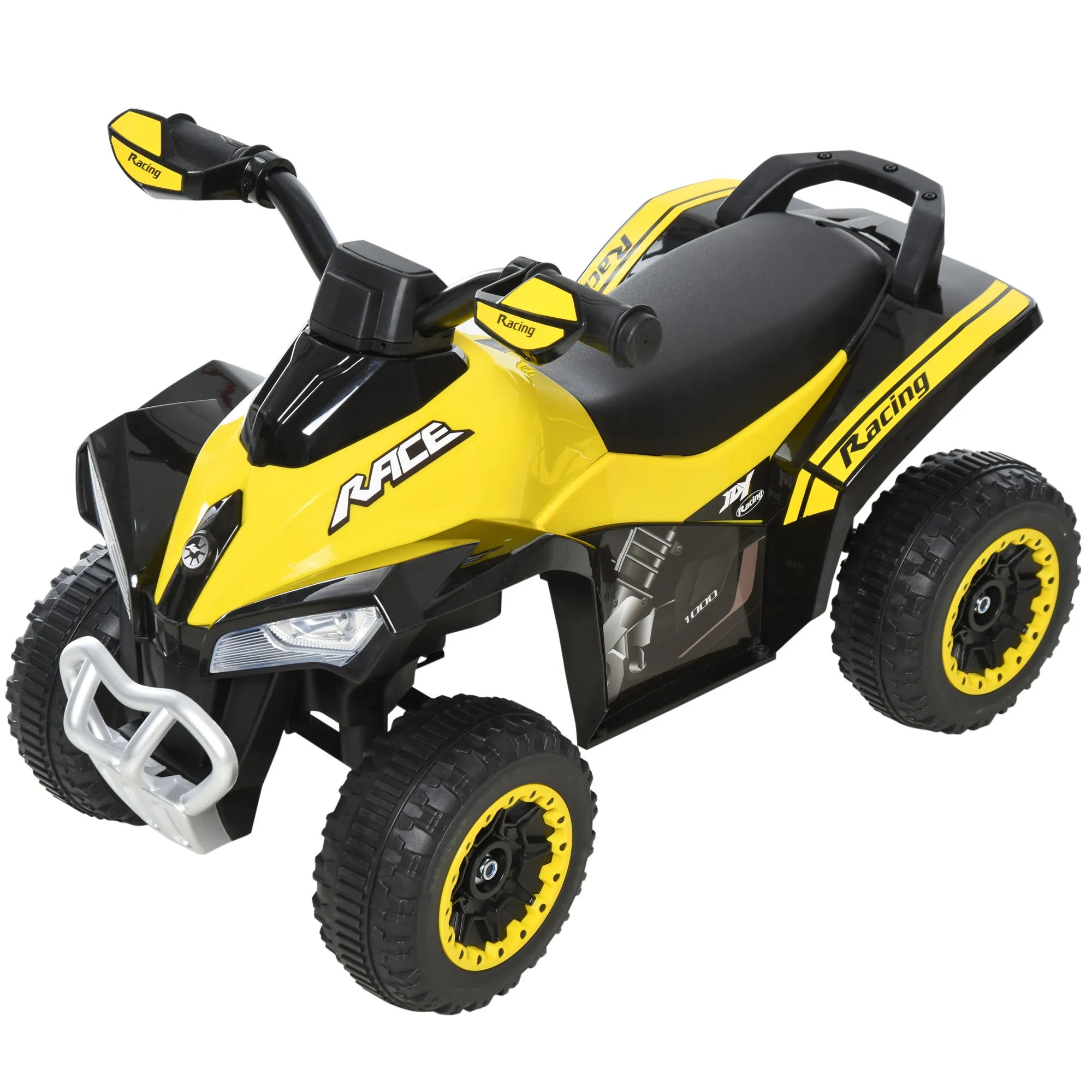Paspiriamasis automobilis vaikams nuo 18 iki 36 mėnesių, geltonas