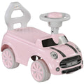 Paspiriamasis automobilis vaikams nuo 18 mėn. iki 25 kg, rožinis