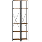 Pastatoma lentyna 6 pakopų, 2 vnt., ruda