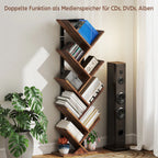 Pastatoma lentyna Living room, 9 lentynos, ruda
