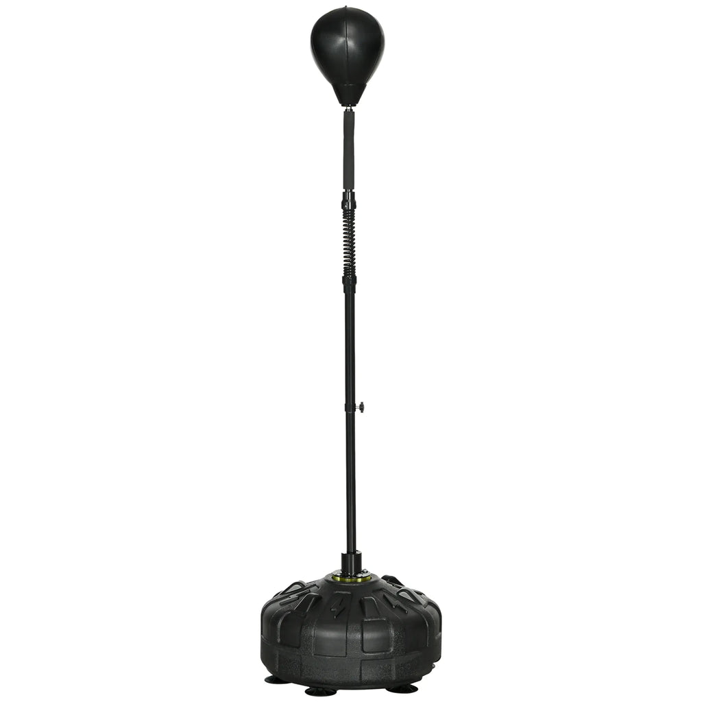 Pastatomas bokso kriaušės stovas, reguliuojamas aukštis 145–180 cm, juodas
