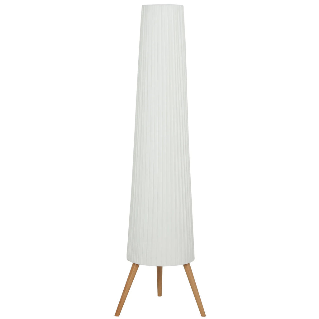 Pastatomas šviestuvas LED su trikoju, reguliuojamas, 46 x 46 x 153 cm, baltas