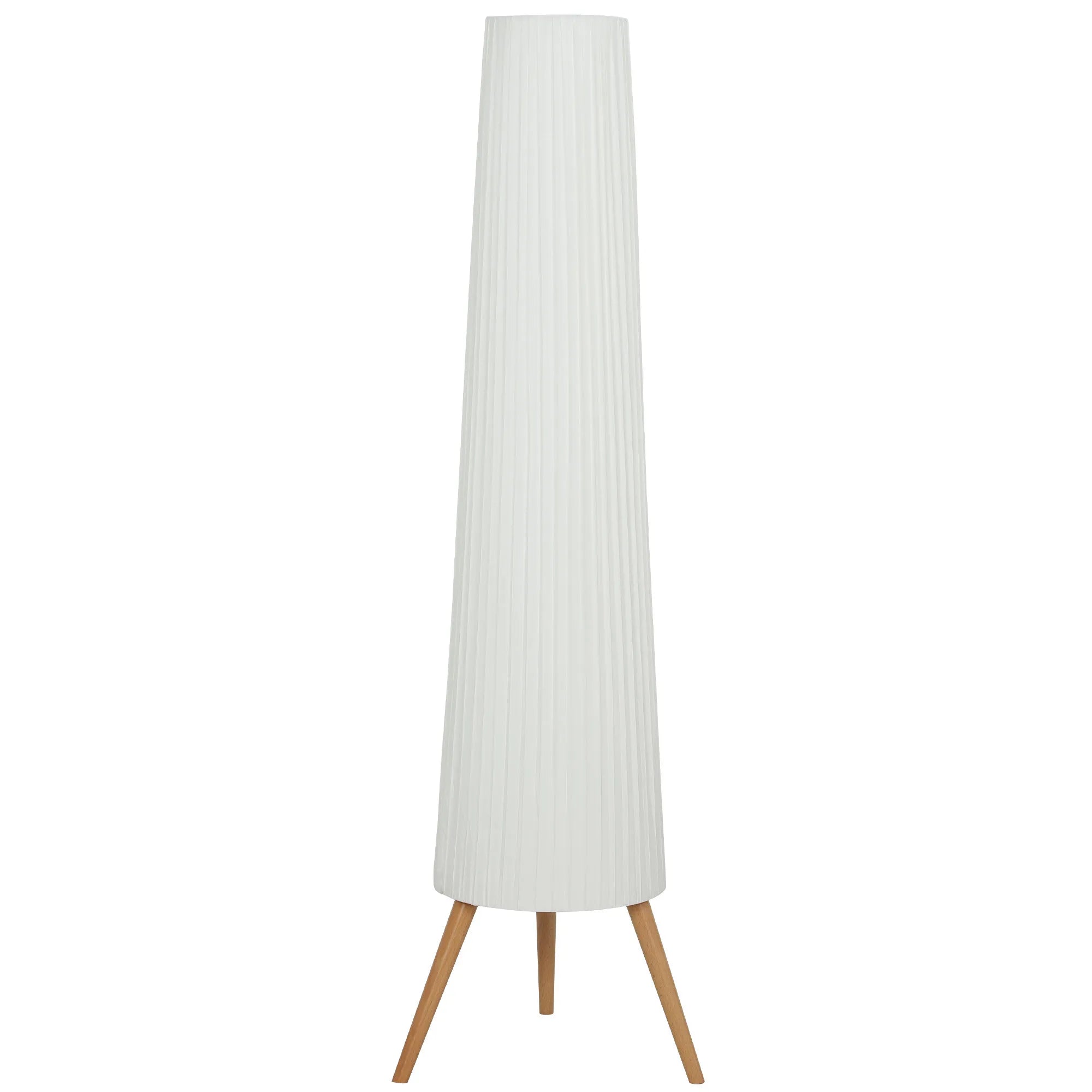 Pastatomas šviestuvas LED su trikoju, reguliuojamas, 46 x 46 x 153 cm, baltas