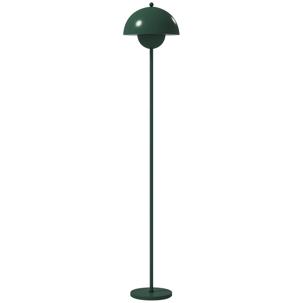 Pastatomas šviestuvas su apvaliu gaubtu, 155 cm, žalias