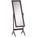 Pastatomas veidrodis reguliuojamu kampu 47x148 cm kavos spalvos