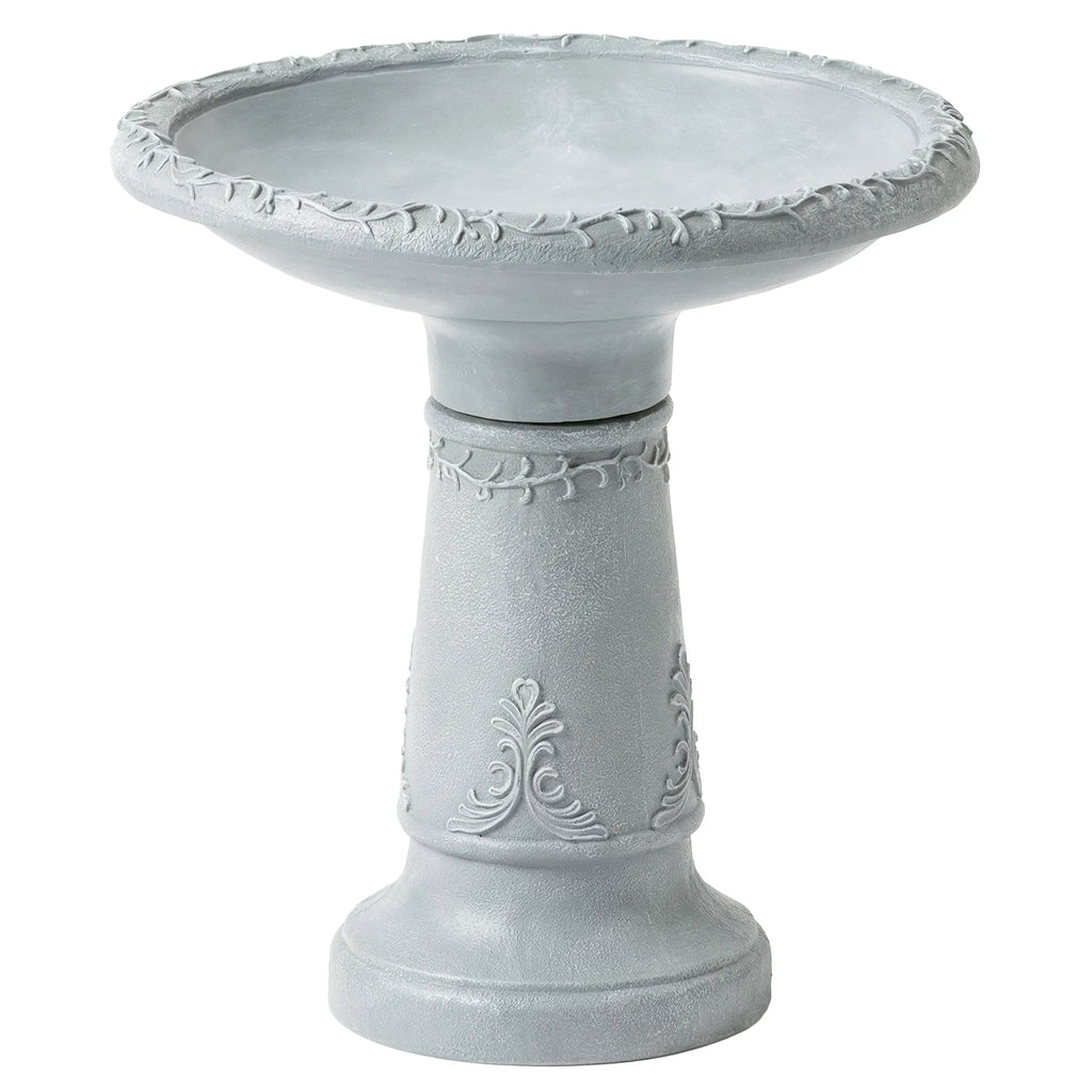 Paukščių girdykla, dekoratyvinė, 51 cm, pilka