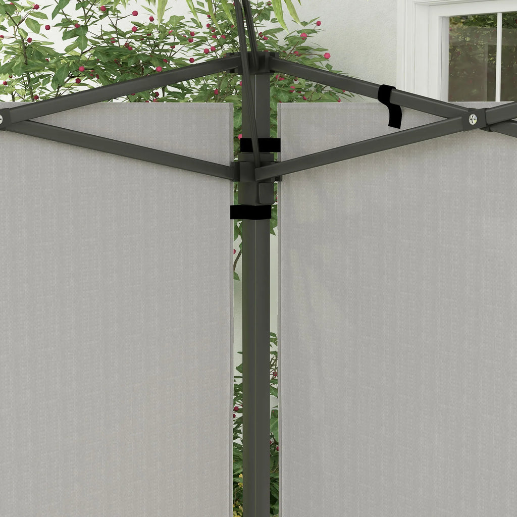 Paviljono sienelės, 2 vnt., baltos 3x3, 3x6