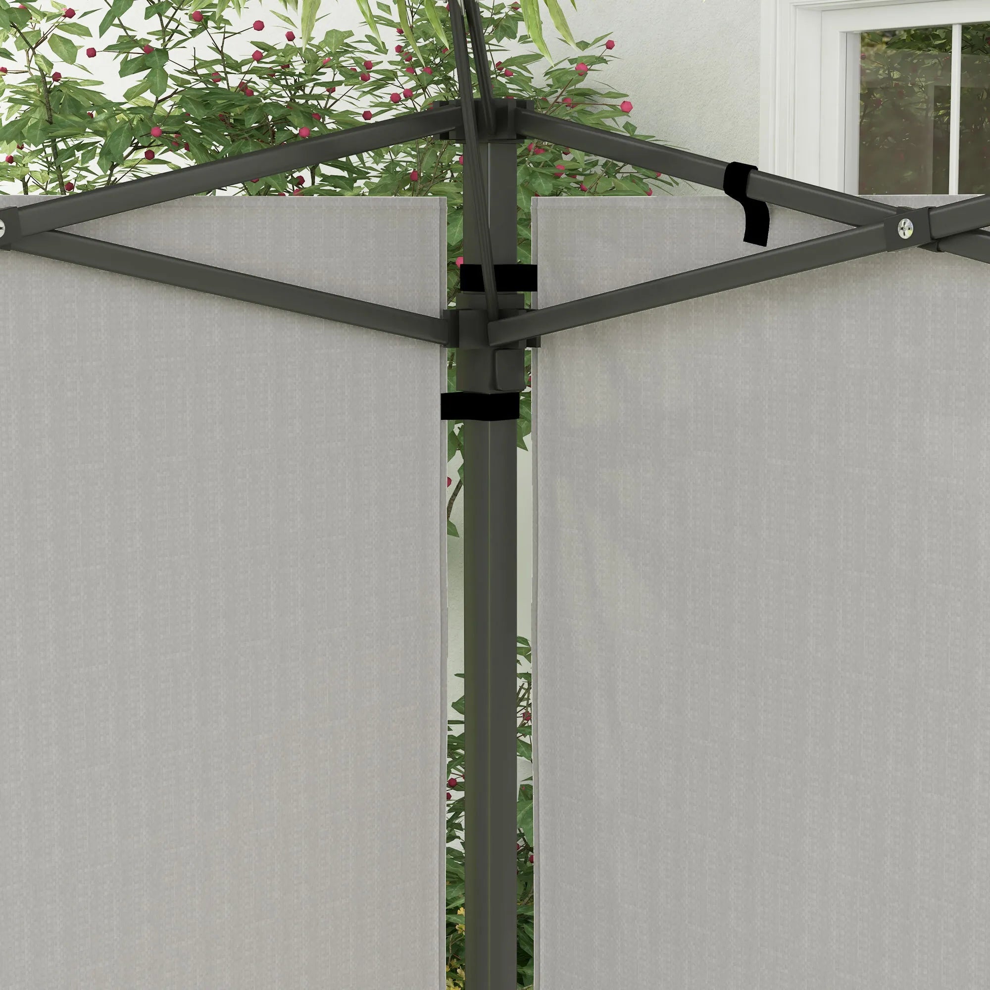 Paviljono sienelės, 2 vnt., baltos 3x3, 3x6