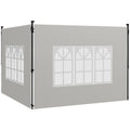 Paviljono sienelės, 2 vnt., baltos 3x3, 3x6