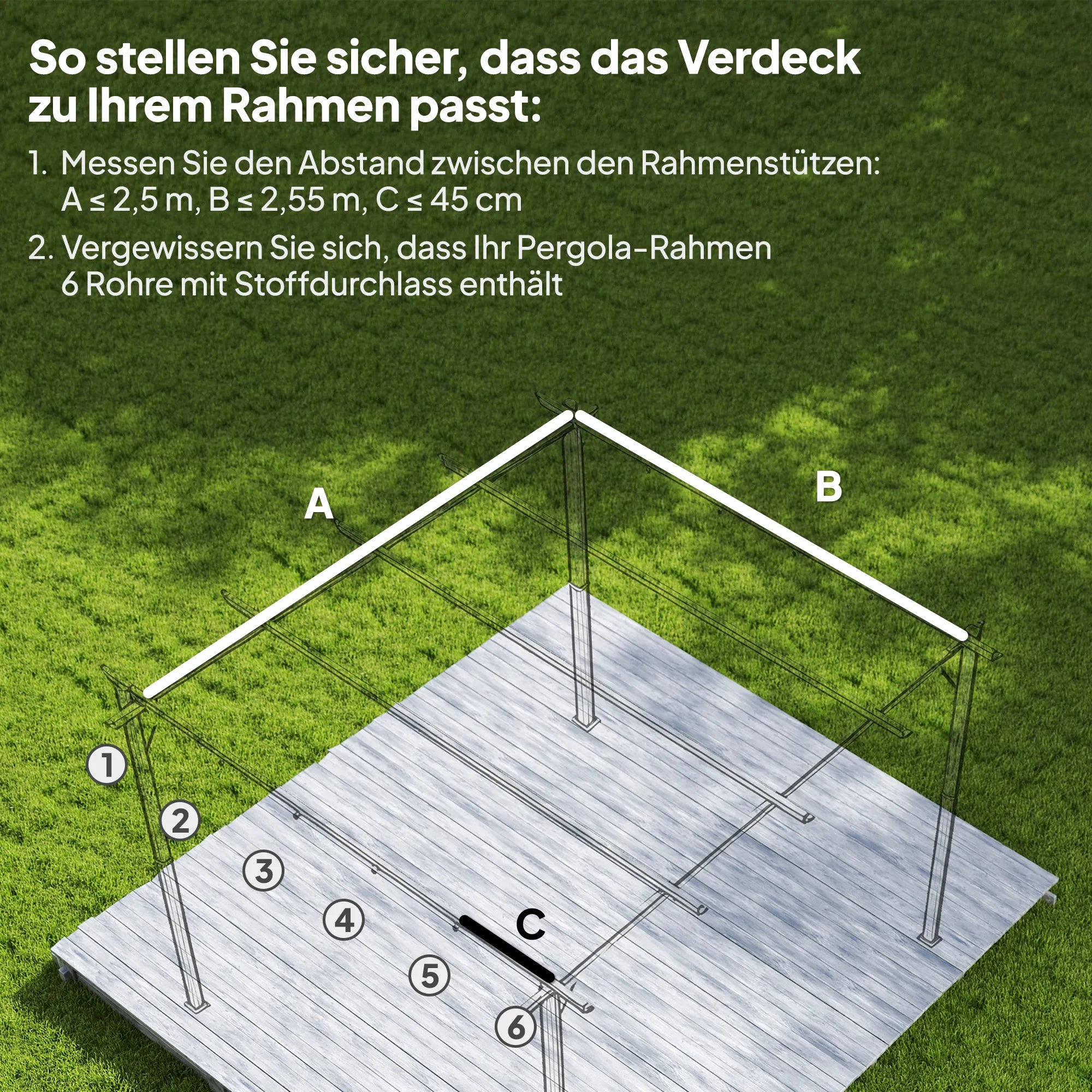 Paviljono stogas 3 x 3 m, keičiamas, su vandens nutekėjimo angomis, poliesteris, smėlio spalvos, 250 x 255 cm