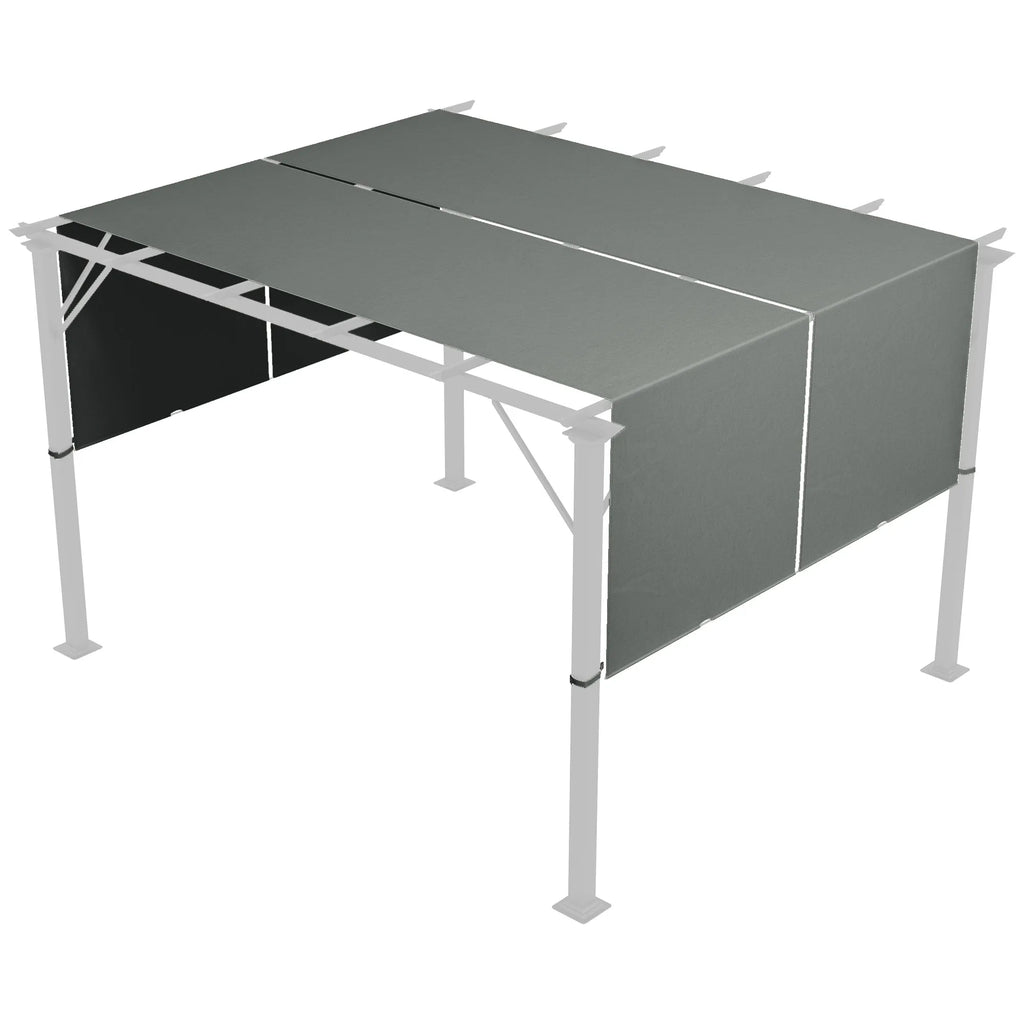 Paviljono stogas 3x3 m, keičiamas, tamsiai pilkas