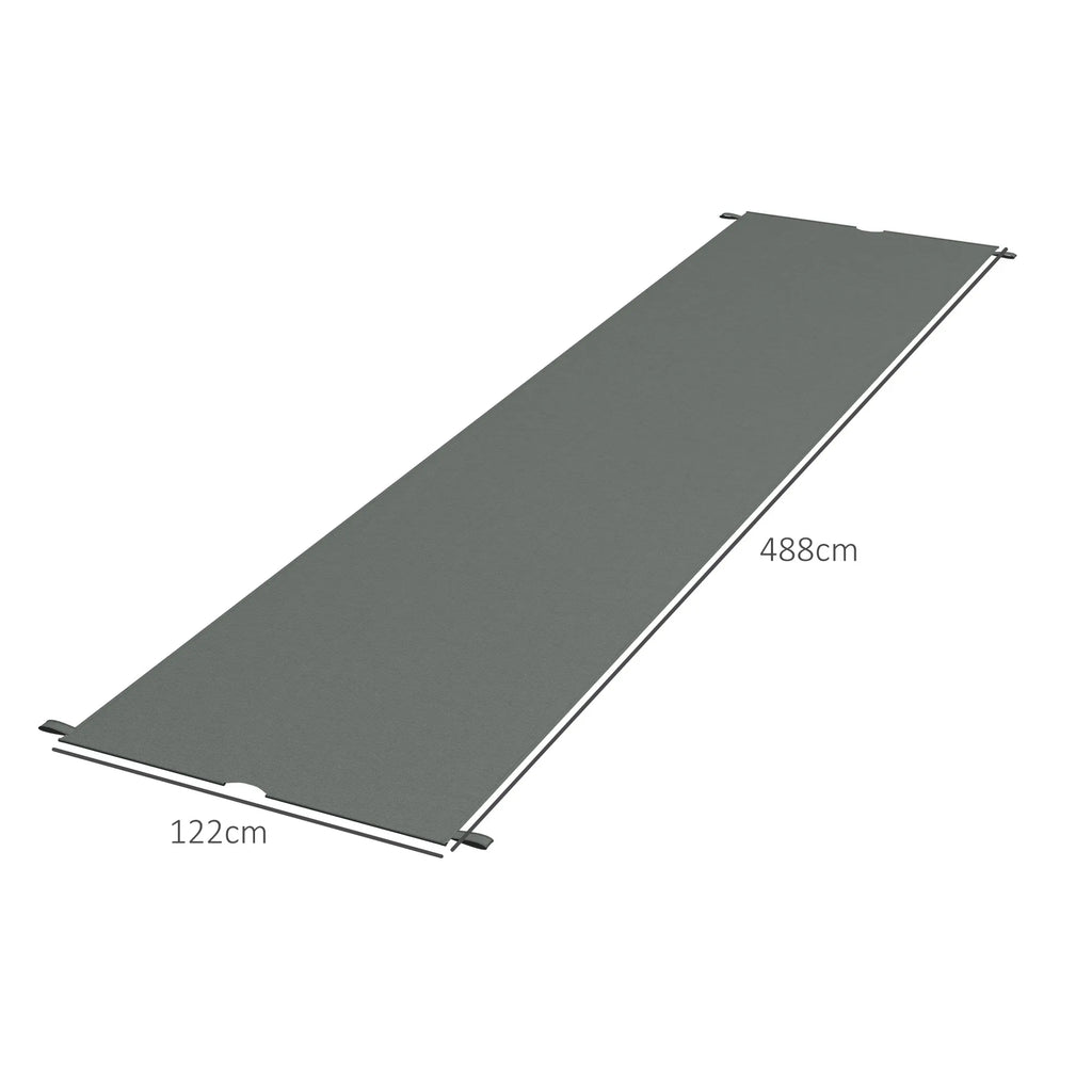 Paviljono stogas 3x3 m, keičiamas, tamsiai pilkas