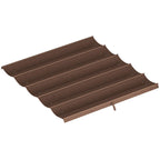Paviljono stogas 3x3 m pergolei, ruda