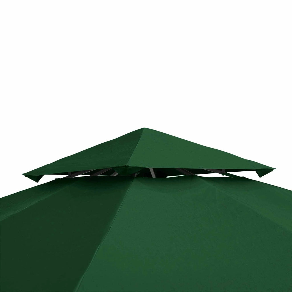 Paviljono stogas 3x3 m tamsiai žalias