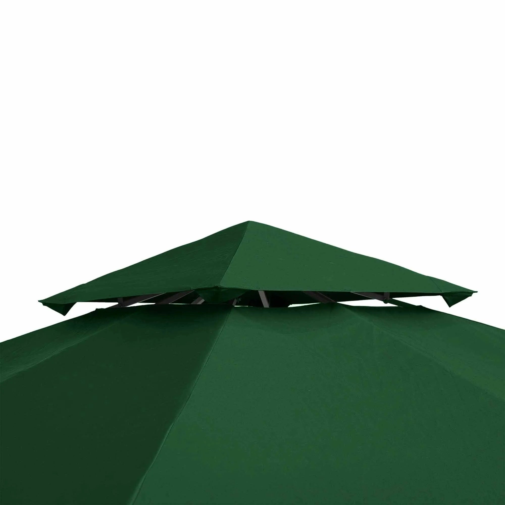 Paviljono stogas 3x3 m tamsiai žalias