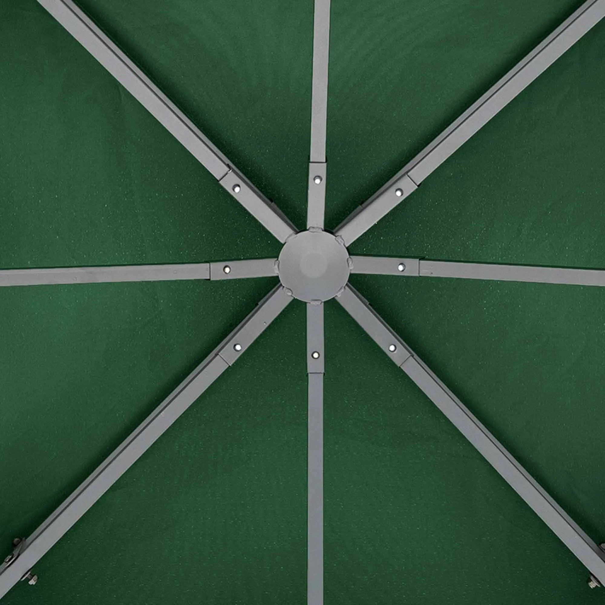 Paviljono stogas 3x3 m tamsiai žalias