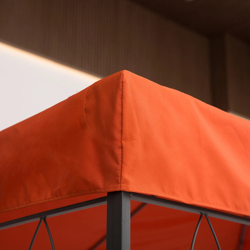 Paviljono stogo danga 3 x 4 m, rūdžių spalvos