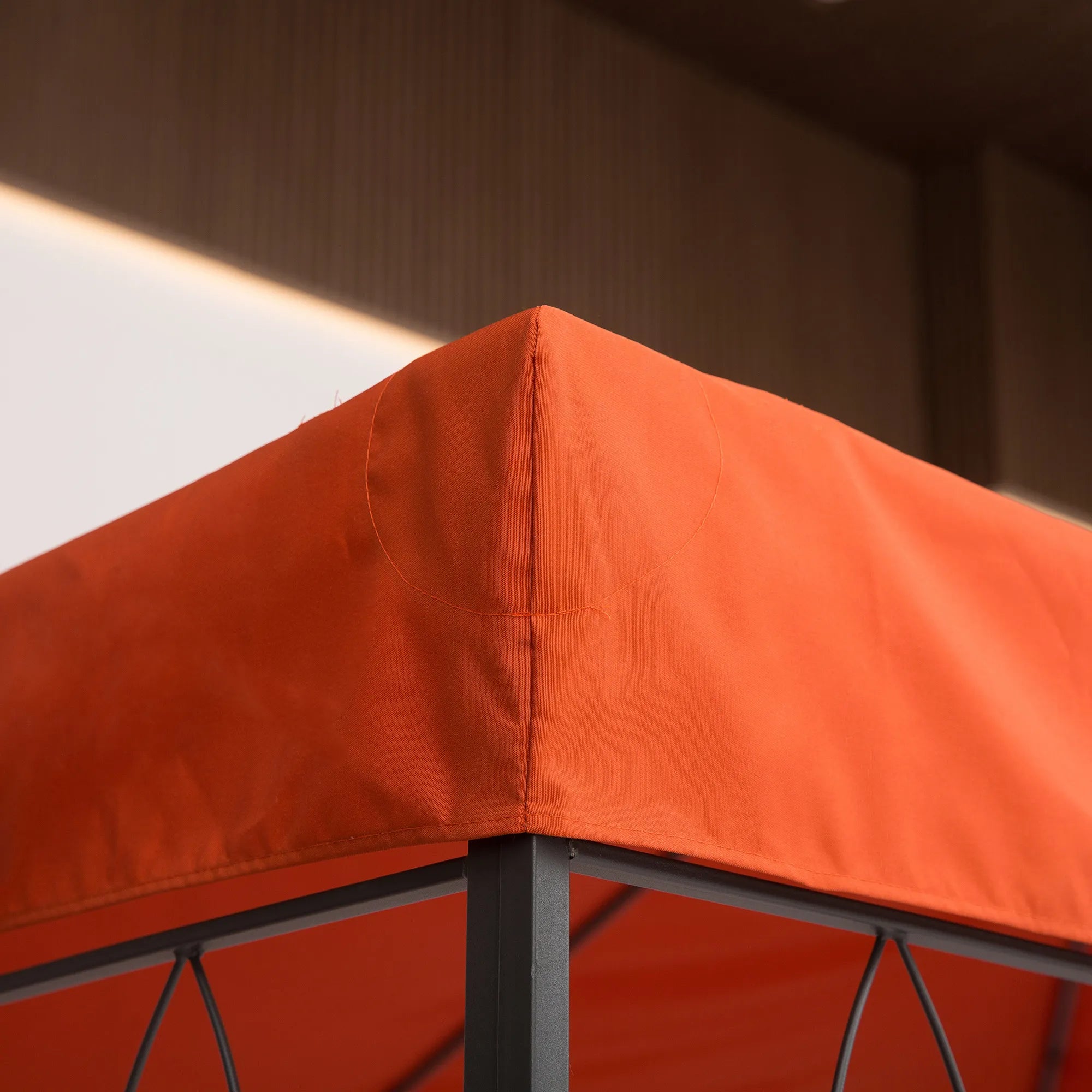 Paviljono stogo danga 3 x 4 m, rūdžių spalvos