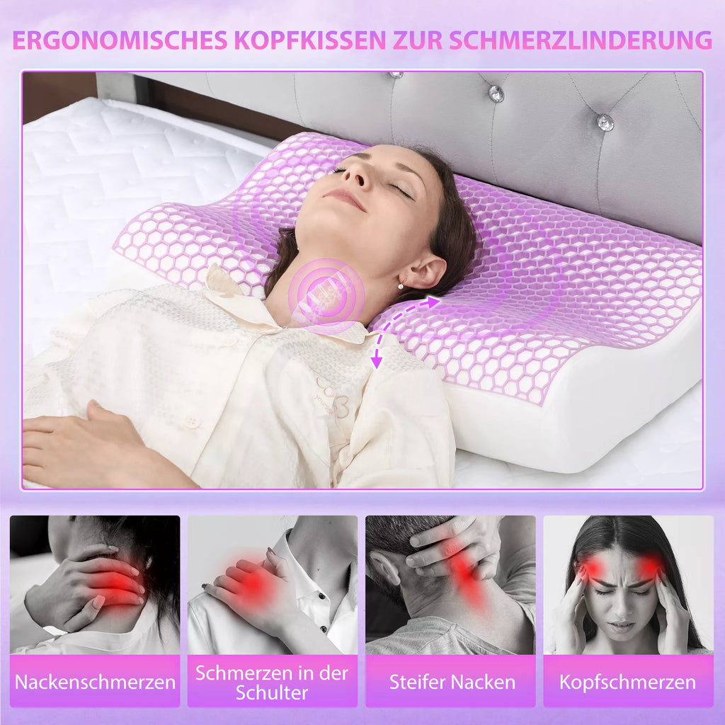 Memory putų pagalvė Pagalvė, kaklo pagalvė su nuimamu užvalkalu, 2 aukščiai  Ergonomiška, 2S greitai reaguojanti