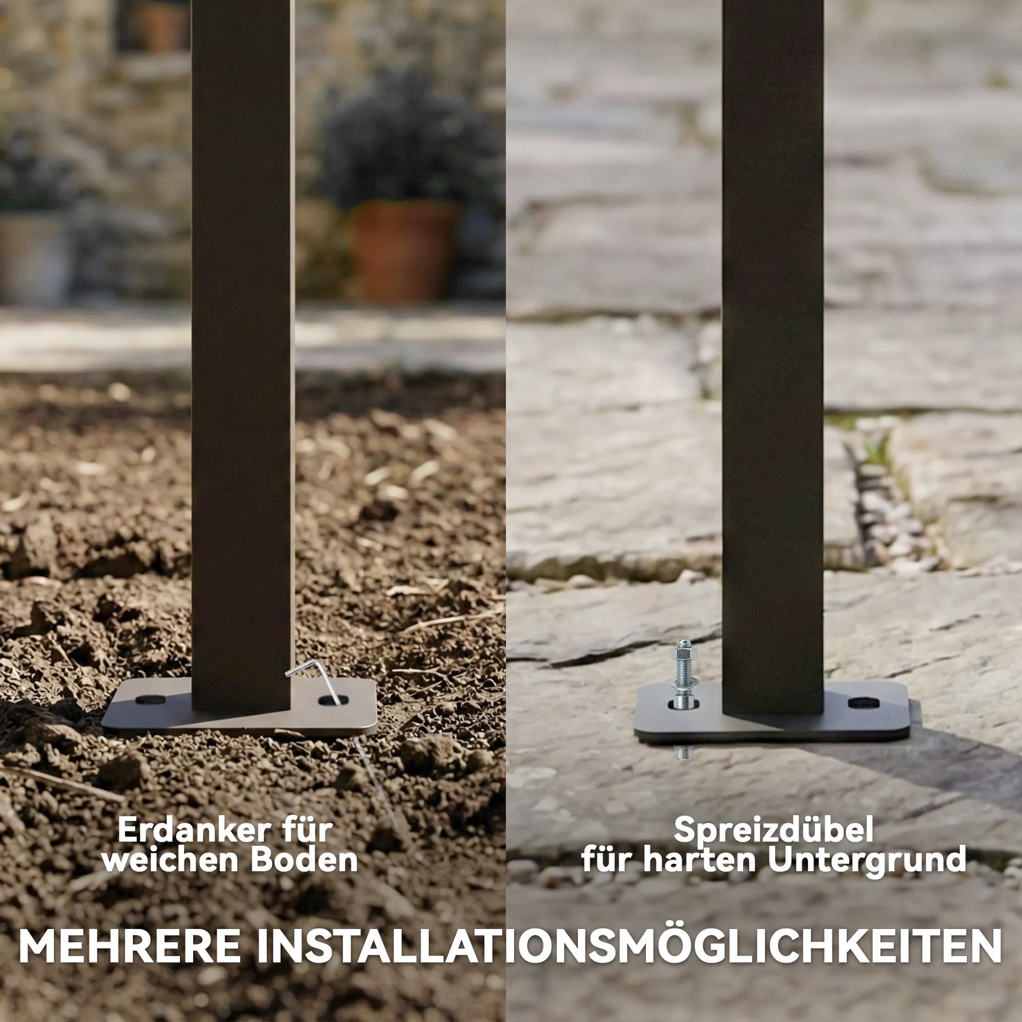 Pergola terasai su reguliuojamu stogu, terasos stoginė tvirtinama prie sienos, 4 × 3 m, kreminė