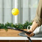 Pickleball rinkinys, 4 raketės, 4 kamuoliukai, krepšys, juoda/mėlyna