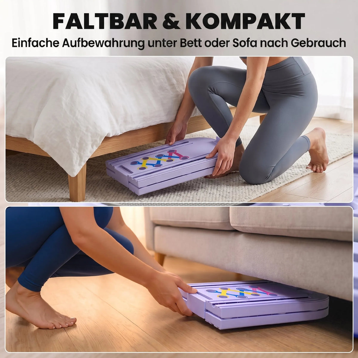 Pilates treniruoklis 5-in-1, sulankstomas, šviesiai mėlynas