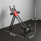 Pilvo preso treniruoklis su LCD ekranu, sulankstomas, 120 kg