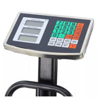 Platforminės elektroninės svarstyklės, 200 kg, 20 g tikslumas, LCD