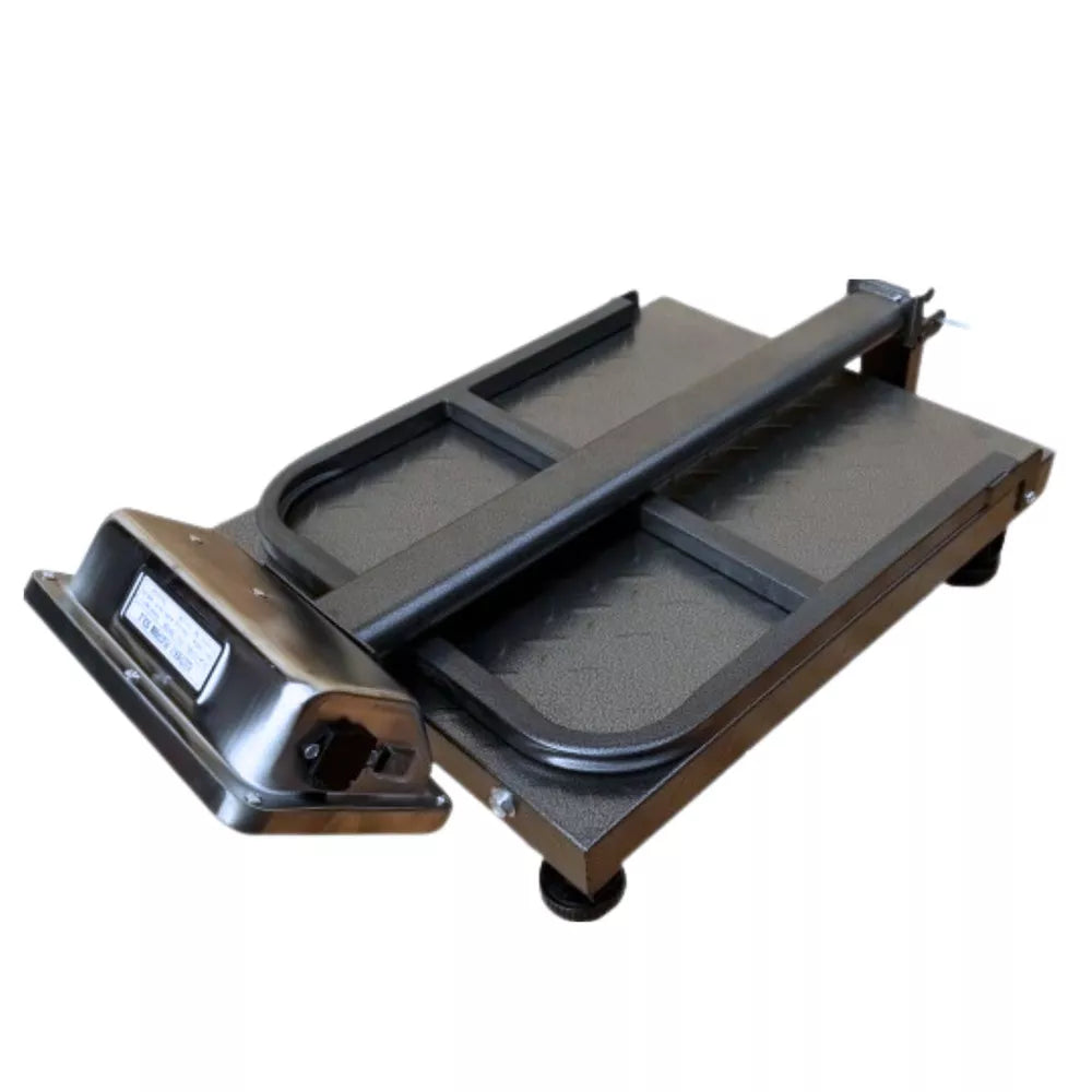 Platforminės elektroninės svarstyklės, 200 kg, 20 g tikslumas, LCD