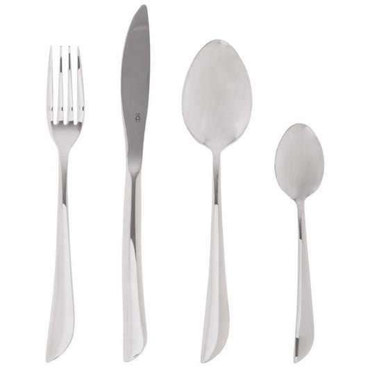 Stalo įrankių rinkinys INOX 24 dalys (6 asmenims) – elegantiškas dizainas