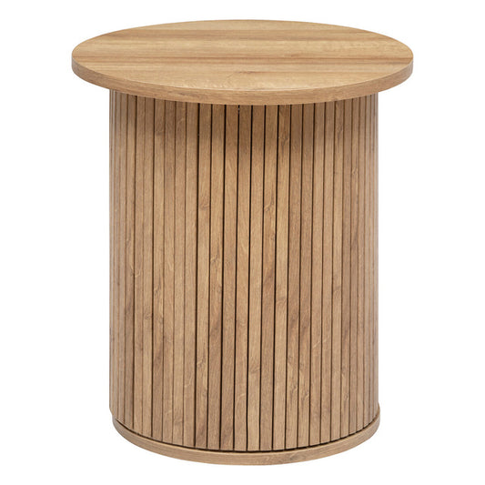 Apvalus kavos staliukas „Colva“, medžio efektas, Ø 45 cm, Atmosphera