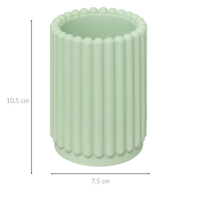 BONBON dantų šepetėlio puodelis, Ø 7,5 cm – žalias