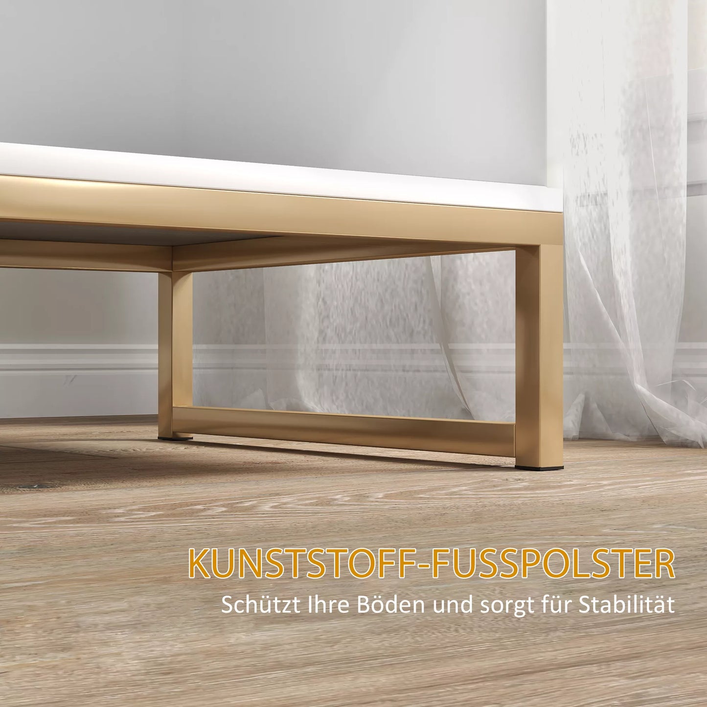 HOMCOM Naktinis staliukas su stalčiumi ir lentyna, sandėliavimui, su metalinėmis kojelėmis, miegamajam, svetainei, baltas