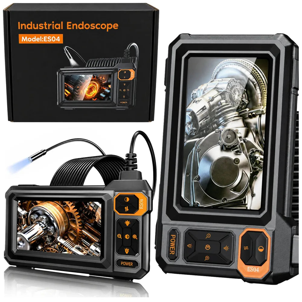 Pramoninis endoskopas su LCD ekranu, 14 × 19 × 17 cm, 753 g