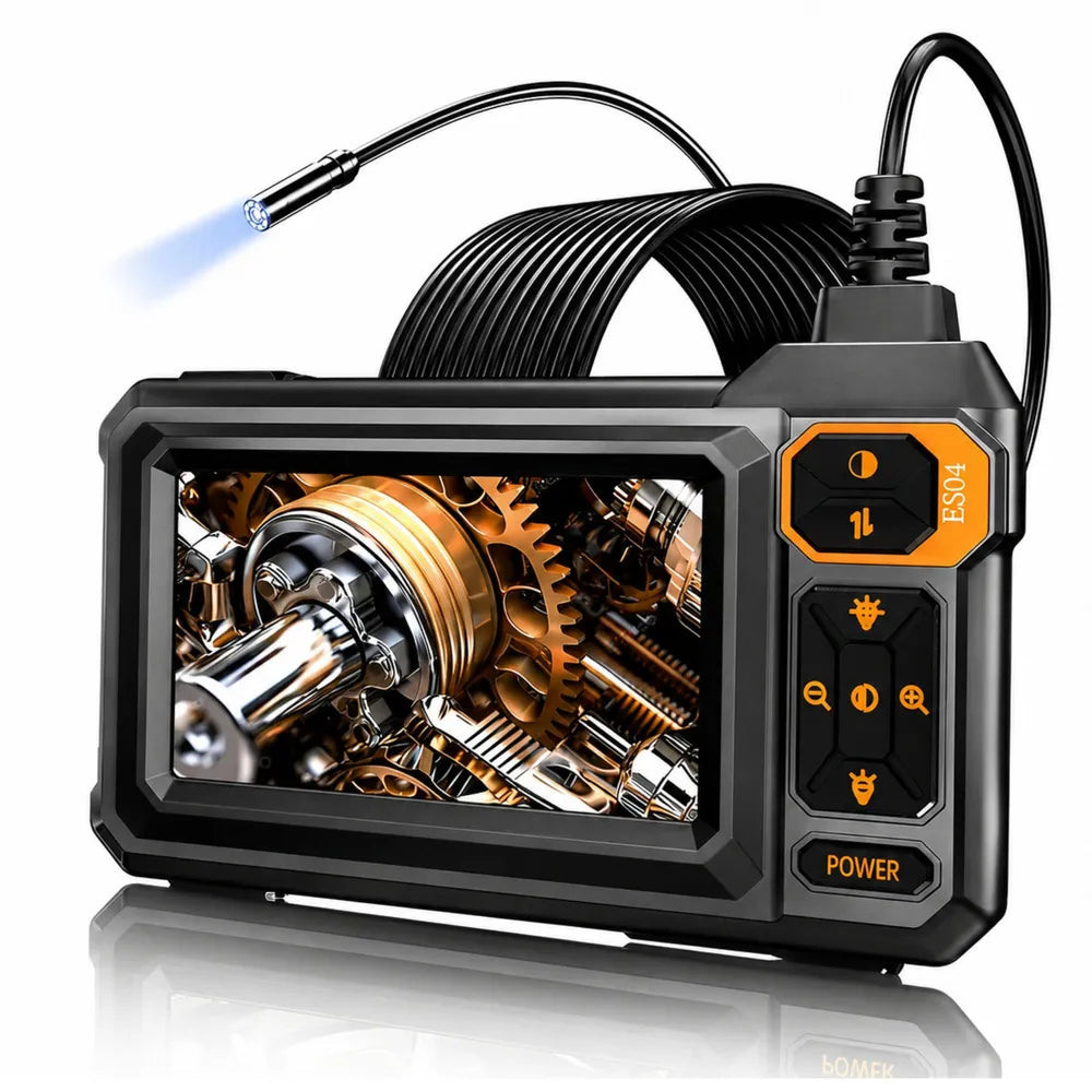 Pramoninis endoskopas su LCD ekranu, 14 × 19 × 17 cm, 753 g