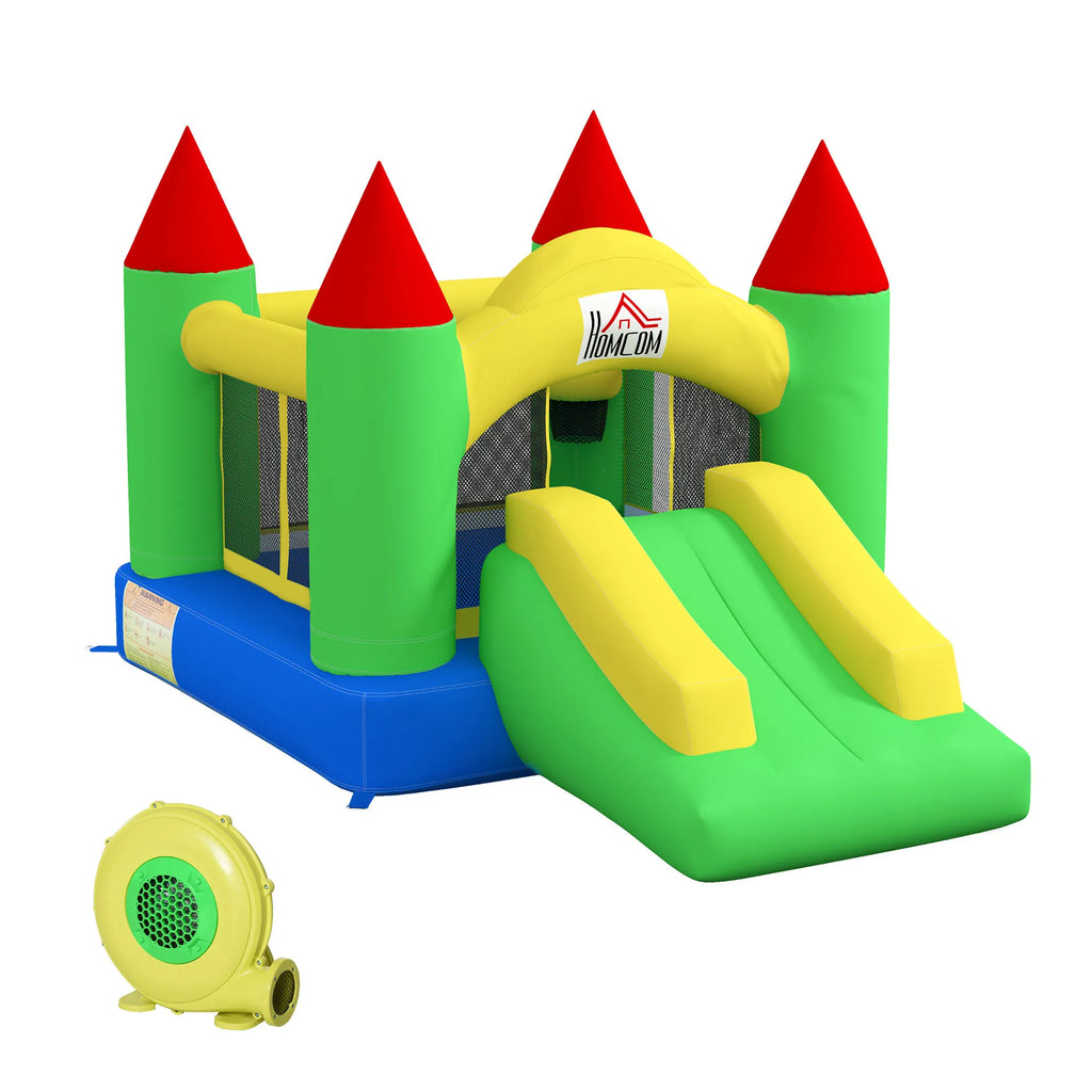 Pripučiama pilis su čiuožykla Play and Fun, 3-10 metų vaikams, daugiaspalvė